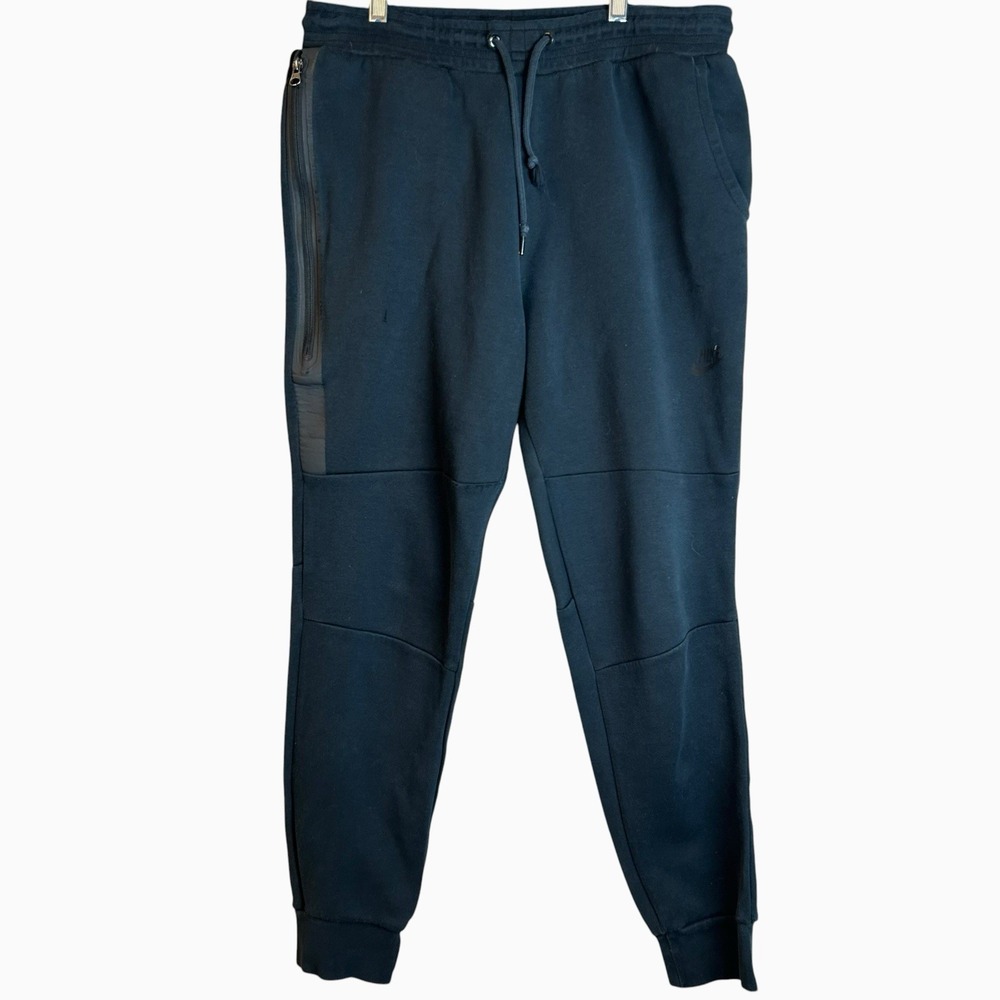 Nike Tech Fleece Black Jogger Pants Tapered LARGE